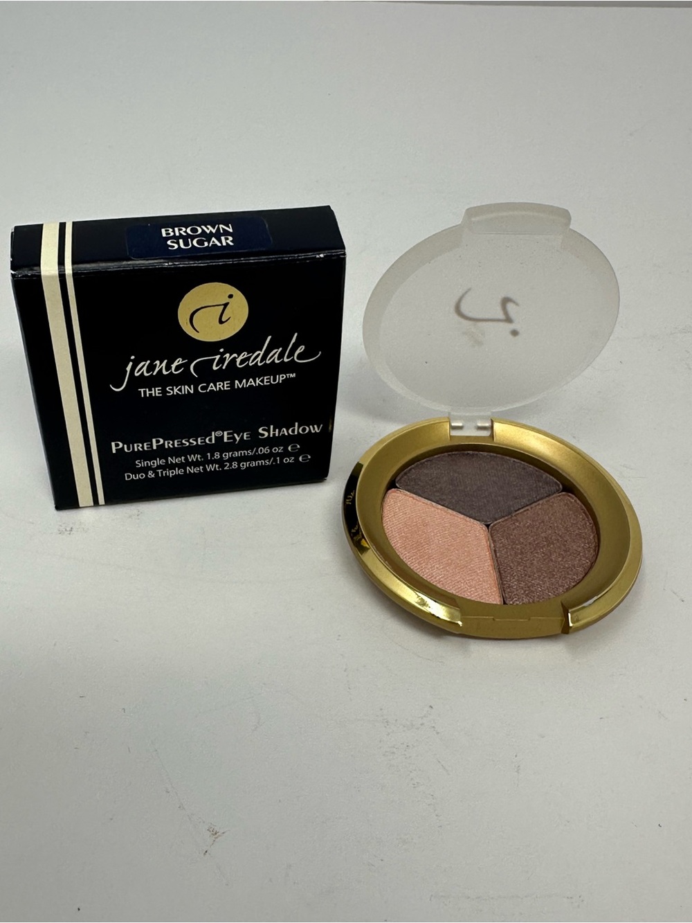 NEW!! Jane Iredale PurePressed Eye Shadow Brown Sugar A4